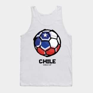 Chile Football Country Flag Tank Top